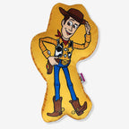 Almofada no formato do Woody de Toy Story, vista frontal