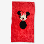 Manta da Minnie Mouse estendida por completo