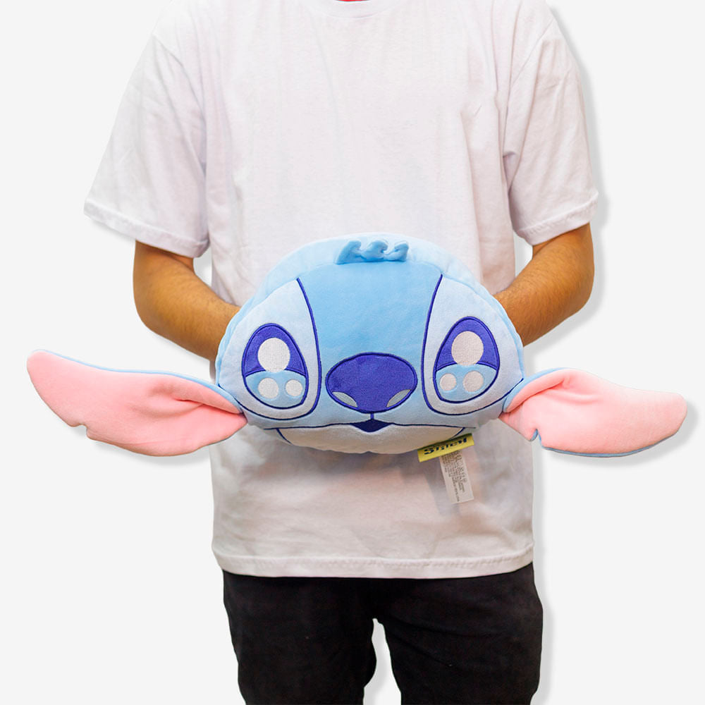 Almofada redonda Huggy do Stitch, vista frontal