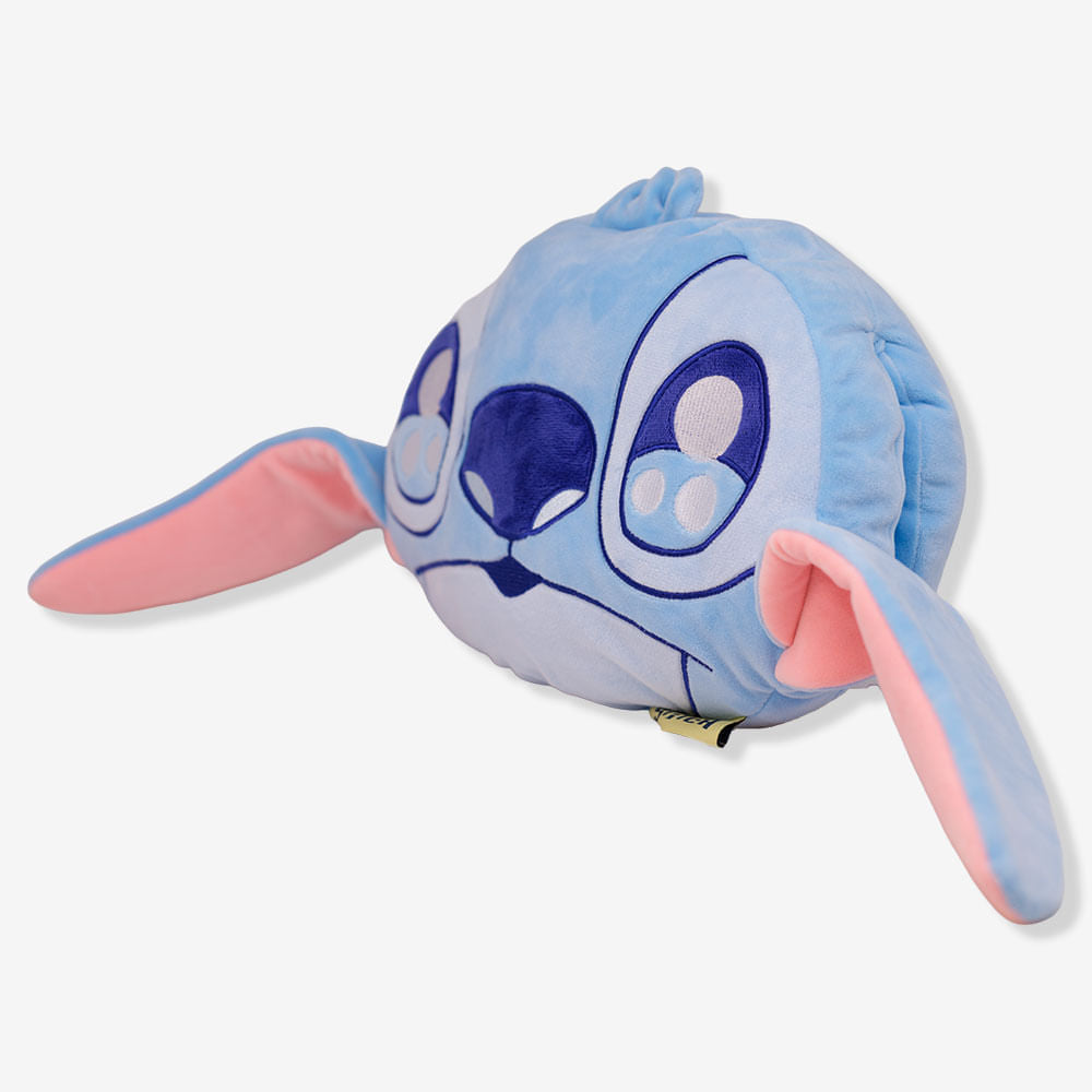 Almofada redonda Huggy Stitch em uso