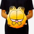Almofada Huggy do Garfield amarela, vista frontal