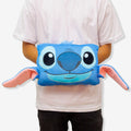 Almofada Huggy do Stitch azul, vista frontal