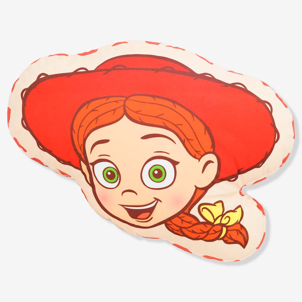 Almofada no formato da Jessie de Toy Story, vista frontal