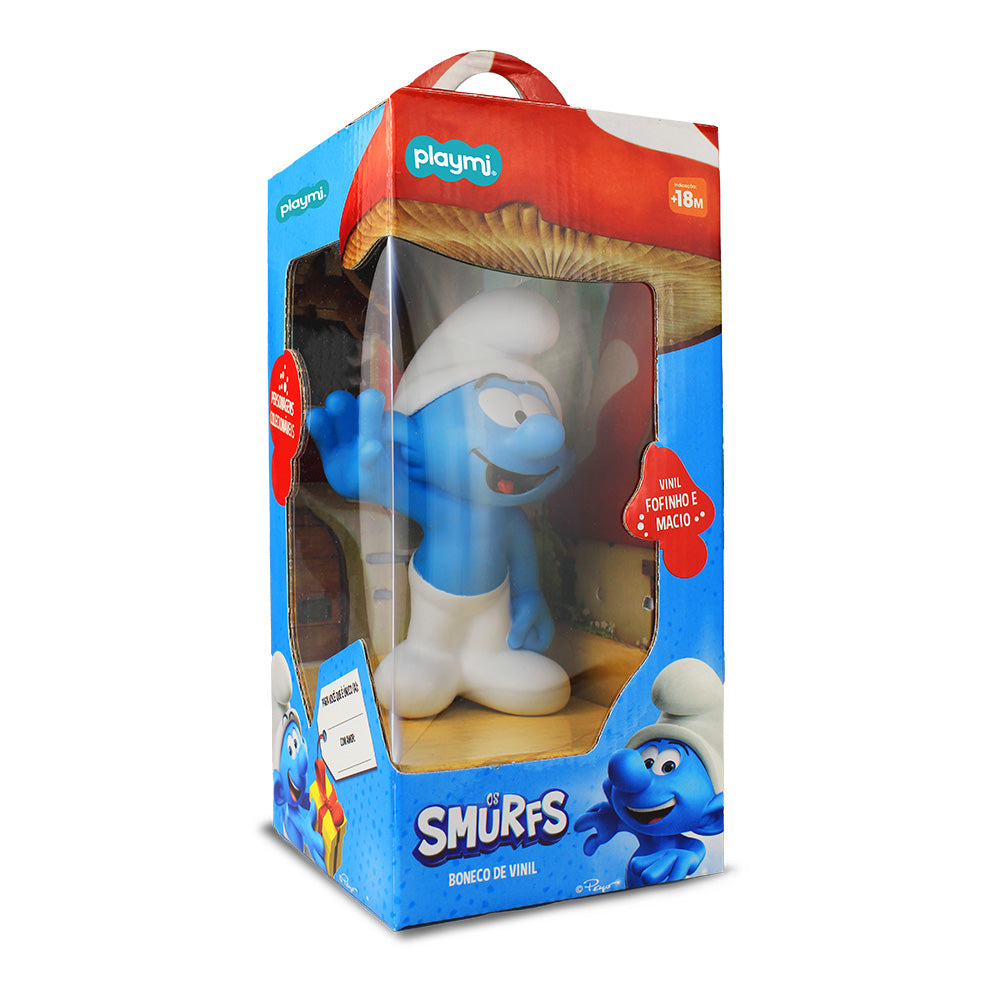 Boneco do Smurf visto de outro ângulo