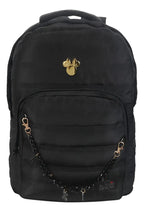 Mochila Minnie Café em uso