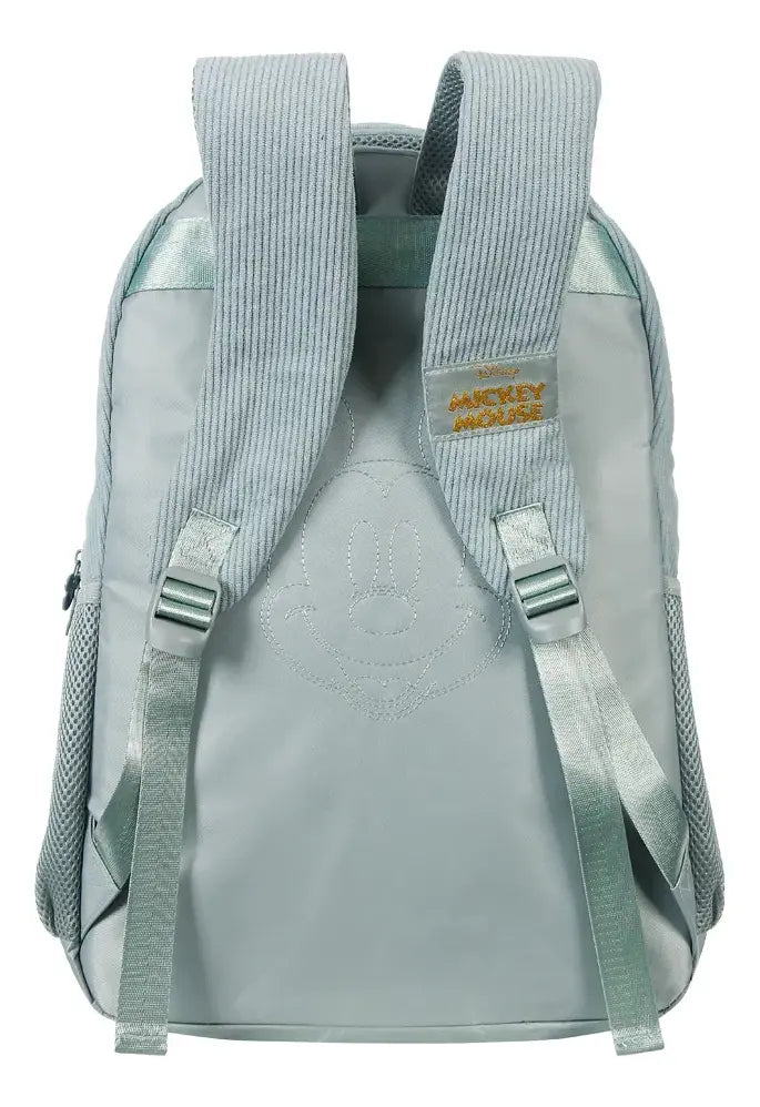 Compartimentos internos da mochila escolar Mickey Teen