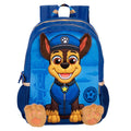 Mochila escolar do Chase da Patrulha Canina, vista frontal