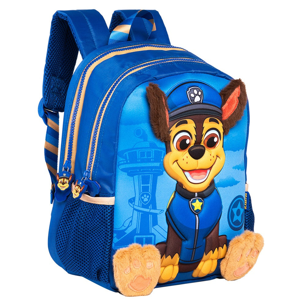 Mochila do Chase vista de trás com as alças acolchoadas