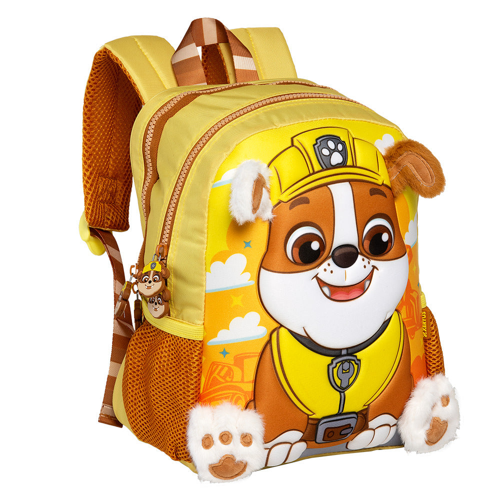 Mochila do Rubble vista de trás com o painel em tela respirável