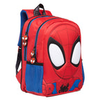 Mochila do Spidey vista de trás com as alças acolchoadas