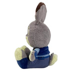 Pelúcia Judy Hopps, vista lateral com os pés grandes